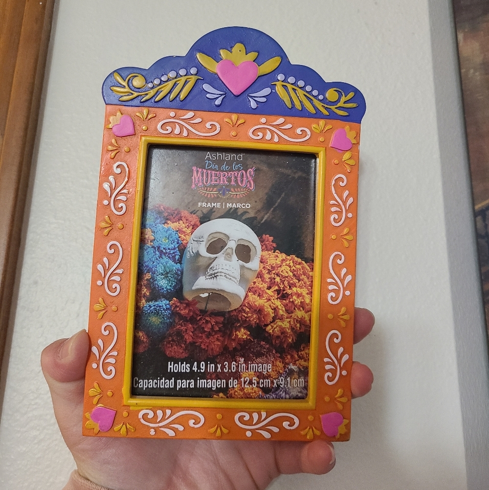 Ashland Dia de los Muertos Colorful Picture Frame Day of the Dead New